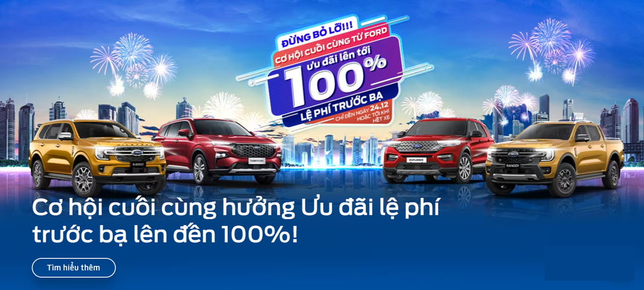 Trang chủ Ford Suối Tiên chính hãng